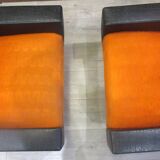 Paire de fauteuils vintage
