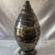 Gold and platinum glazed ceramic vase by Lucien Brisdoux
