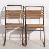 Chaises de jardin anciennes (c.1920). Ensemble de 2 pièces n°7