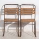 Chaises de jardin anciennes (c.1920). Ensemble de 2 pièces n°7
