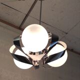 Lustre Space-Age in chrome and opaline - 1970s