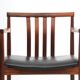 Scandinavian office chair in Rio rosewood