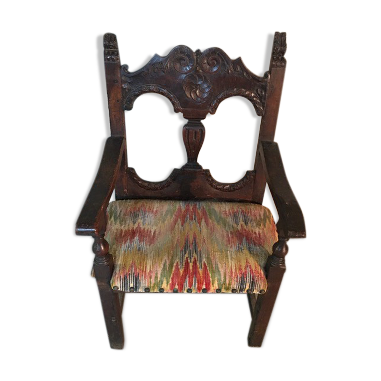 fauteuil d'époque renaissance Louis XIII