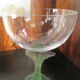 DAUM Crystal champagne glass glass stand