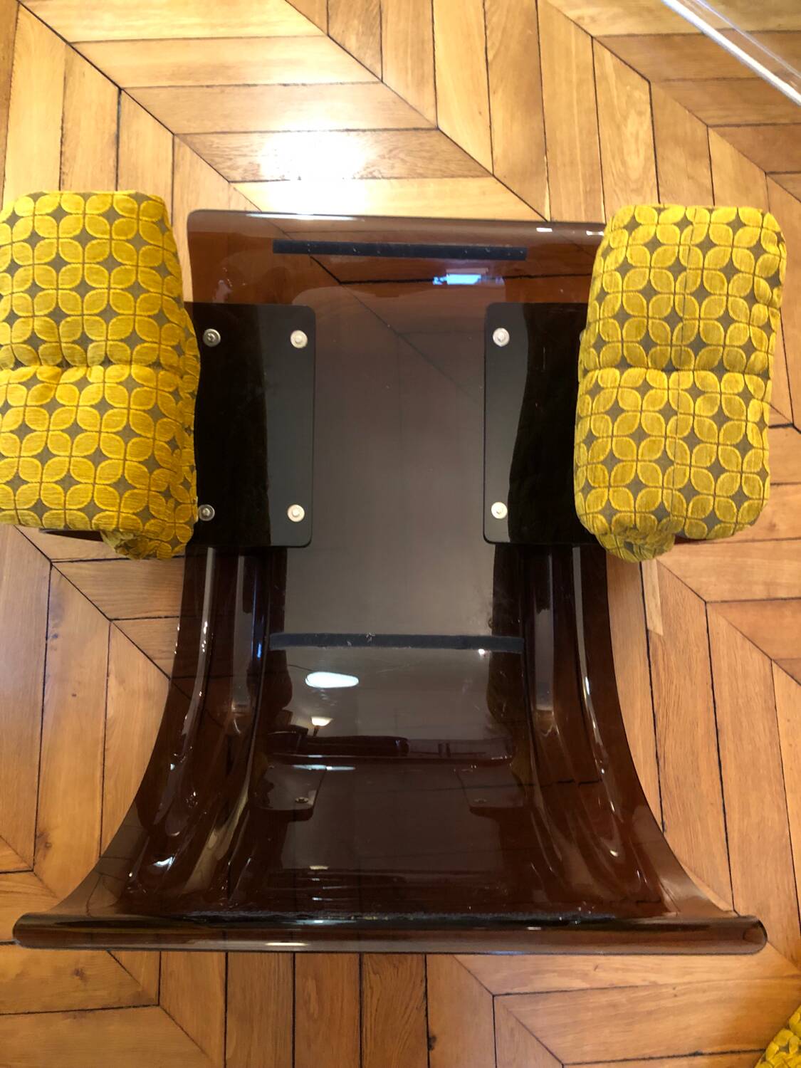Vintage Marsala armchair Ligne Roset 1970
