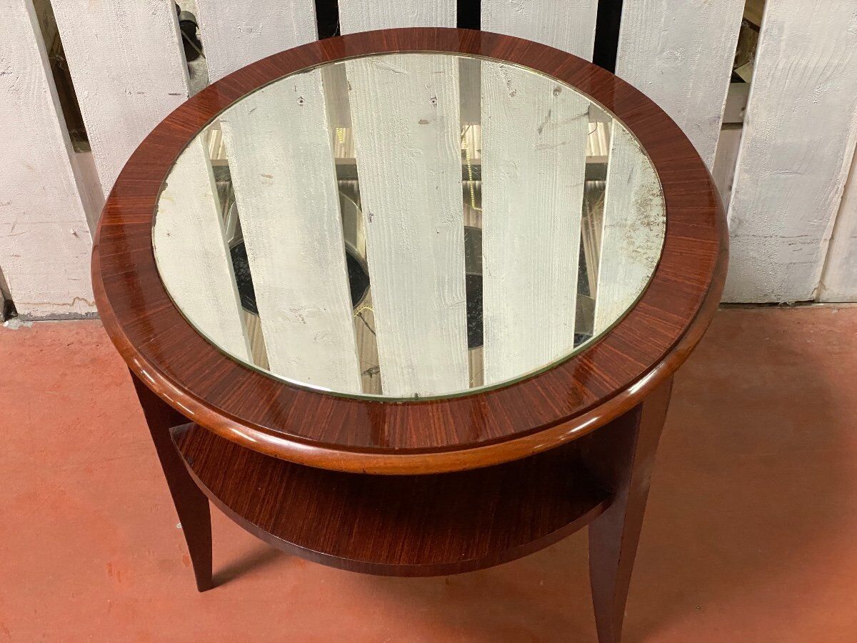 Art deco pedestal table