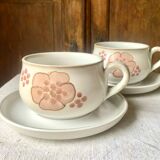 Two large Denby Gypsy stoneware English breakfast mugs