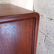 Vintage Scandinavian high row 50s 60s teak