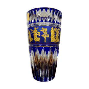 Vase en cristal doublé
