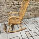 Rocking chair bambou 1950