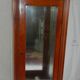 Vitrine bois verre et miroir