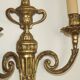 Large Vintage French Empire Style Bronze Double Wall Light With Urn Detail 4887