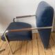 Zanotta Niccola Armchair - Andrea Branzi - Blue Leather