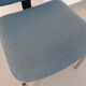 Vintage office chair in fabric and chrome from the 70s