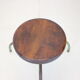 Vintage adjustable industrial stool with patina, 1950s