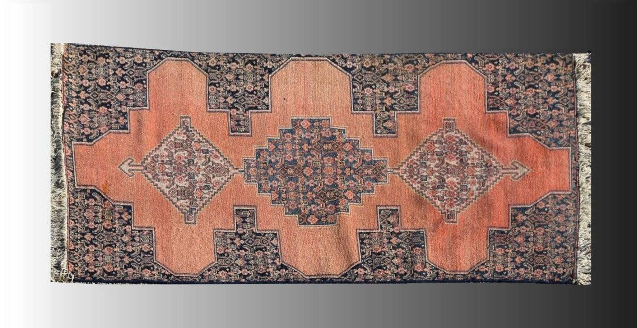 Oriental carpet Iran Senneh: 1.57 x 0.70 metres