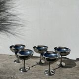 5 stainless steel cups