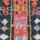 Berber carpet Boucherouite 126 x 269 cm