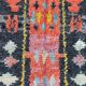 Berber carpet Boucherouite 126 x 269 cm