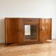 Art Deco enfilade from the 1930s in walnut.