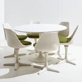 ARKANA DINING SET BY MAURICE BURKE, SET OF 7 (MK9663)