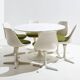 ARKANA DINING SET BY MAURICE BURKE, SET OF 7 (MK9663)