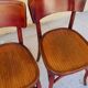Série de 4 chaises bistrot vintage par Mahieu