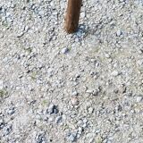 Brutalist tripod billot stool