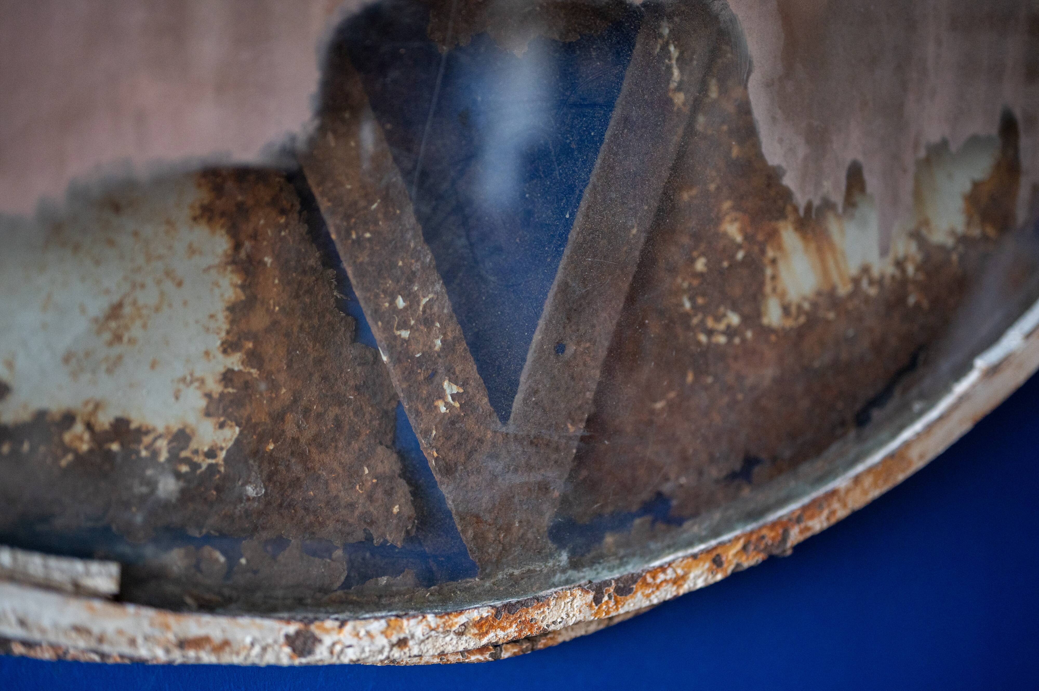 Industrial czech convex railway mirror, 1960s - 135cm