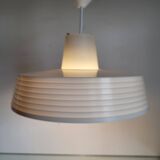 Rotaflex space age hanglamp, ufo vorm in deels geperst plastic, jaren 1960