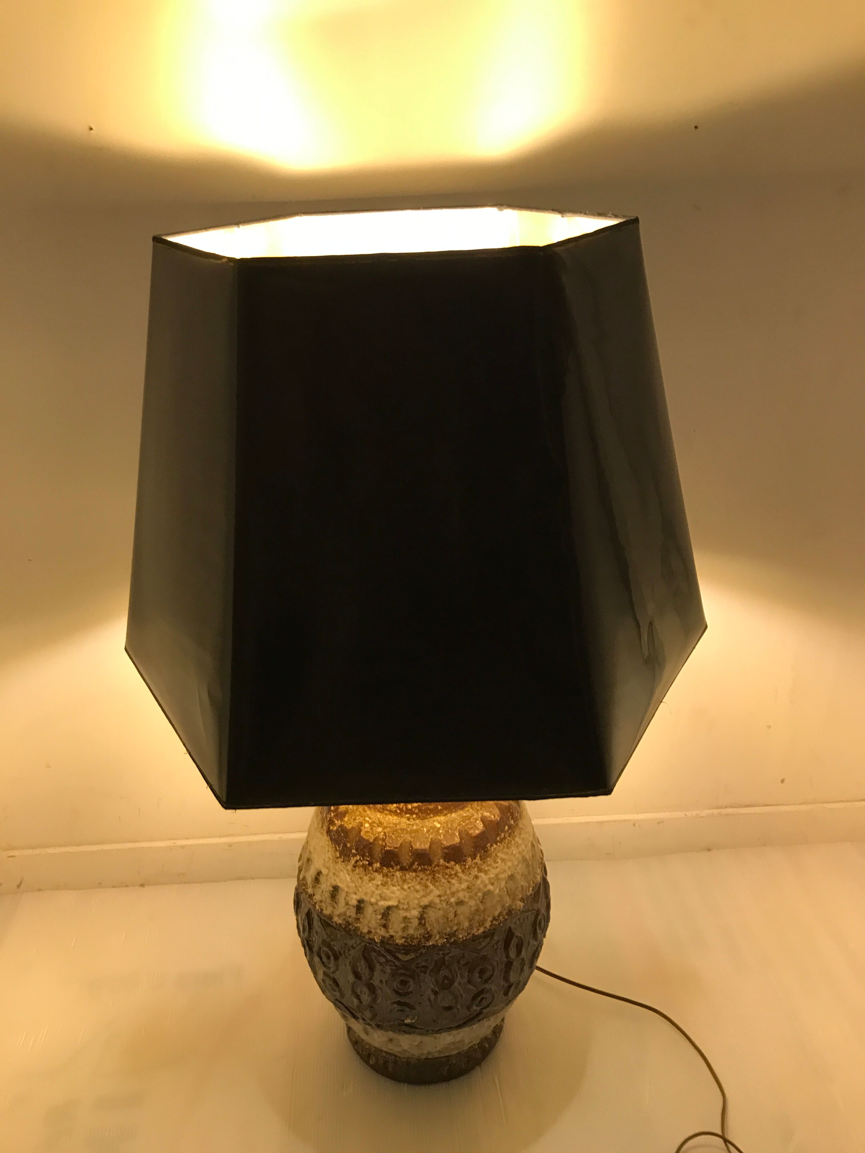 Ceramic lamp accosted 50s-60s