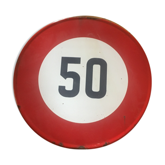 Real glass plate neuhaus 1966 speed limit 50
