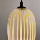 Mid-Century Modern Yellow Glass Pendant Lamp, Italy, 1960s