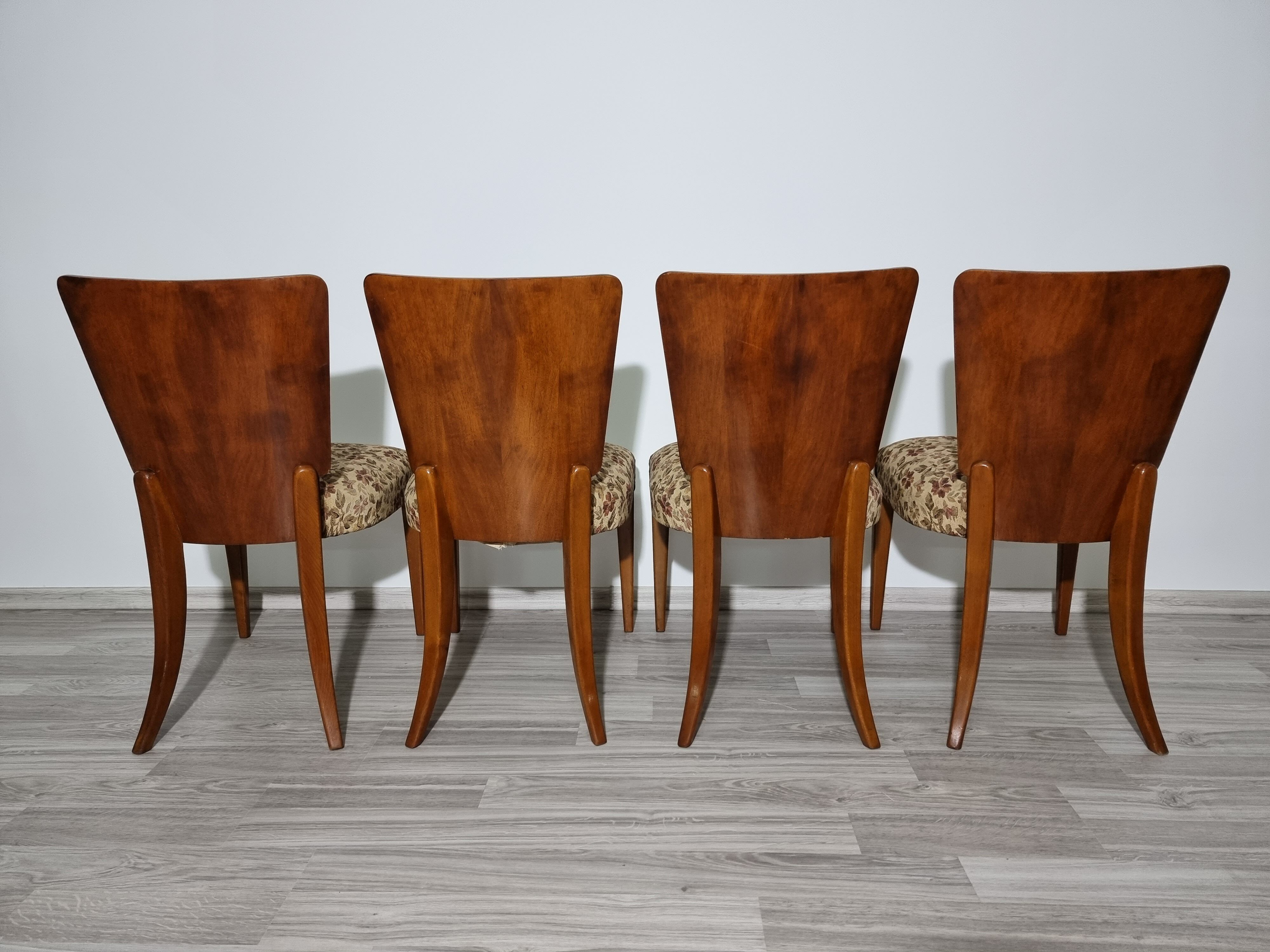 Dining chairs by Jindrich Halabala