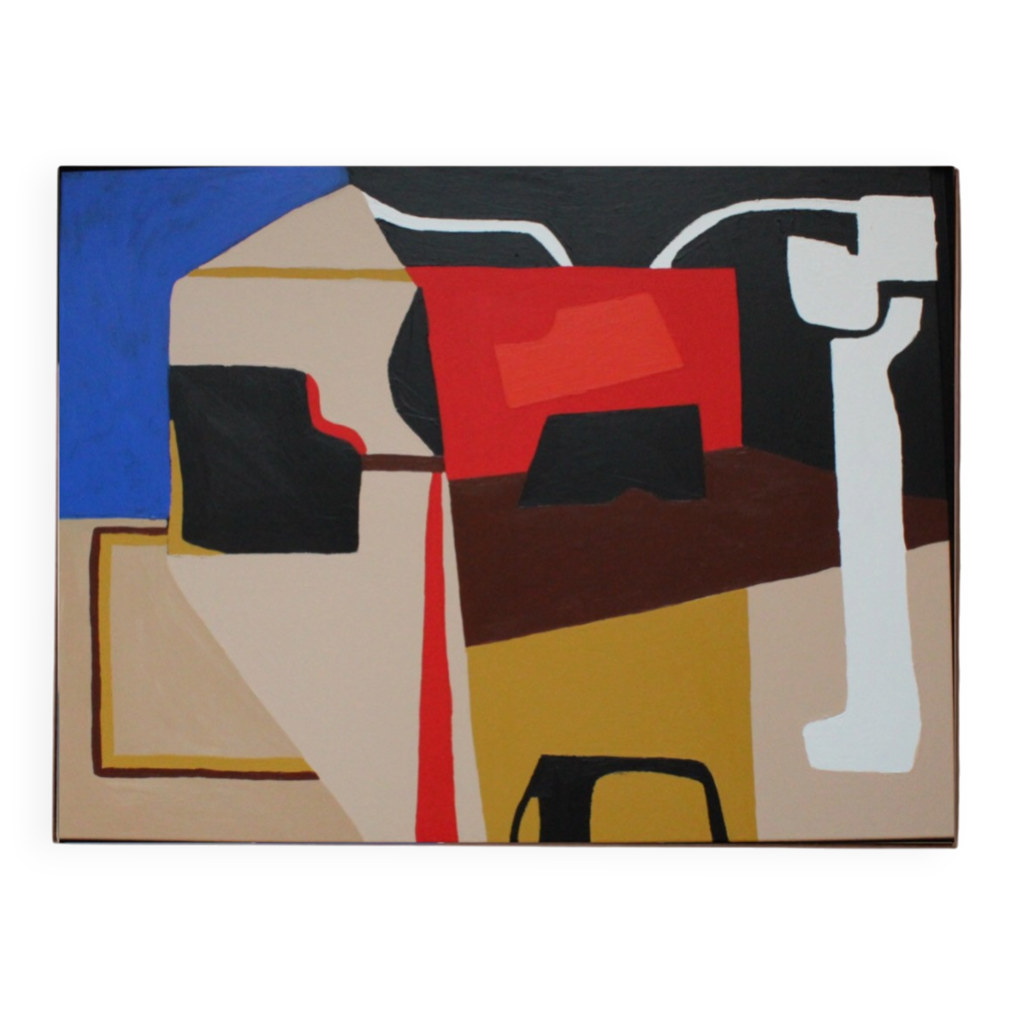 Original coloured abstract signed 100x80cm