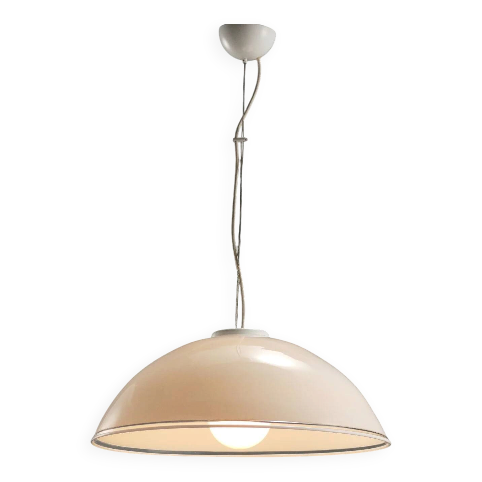 Vintage iGuzzini lamp in methacrylate, Italian design, 1970s.