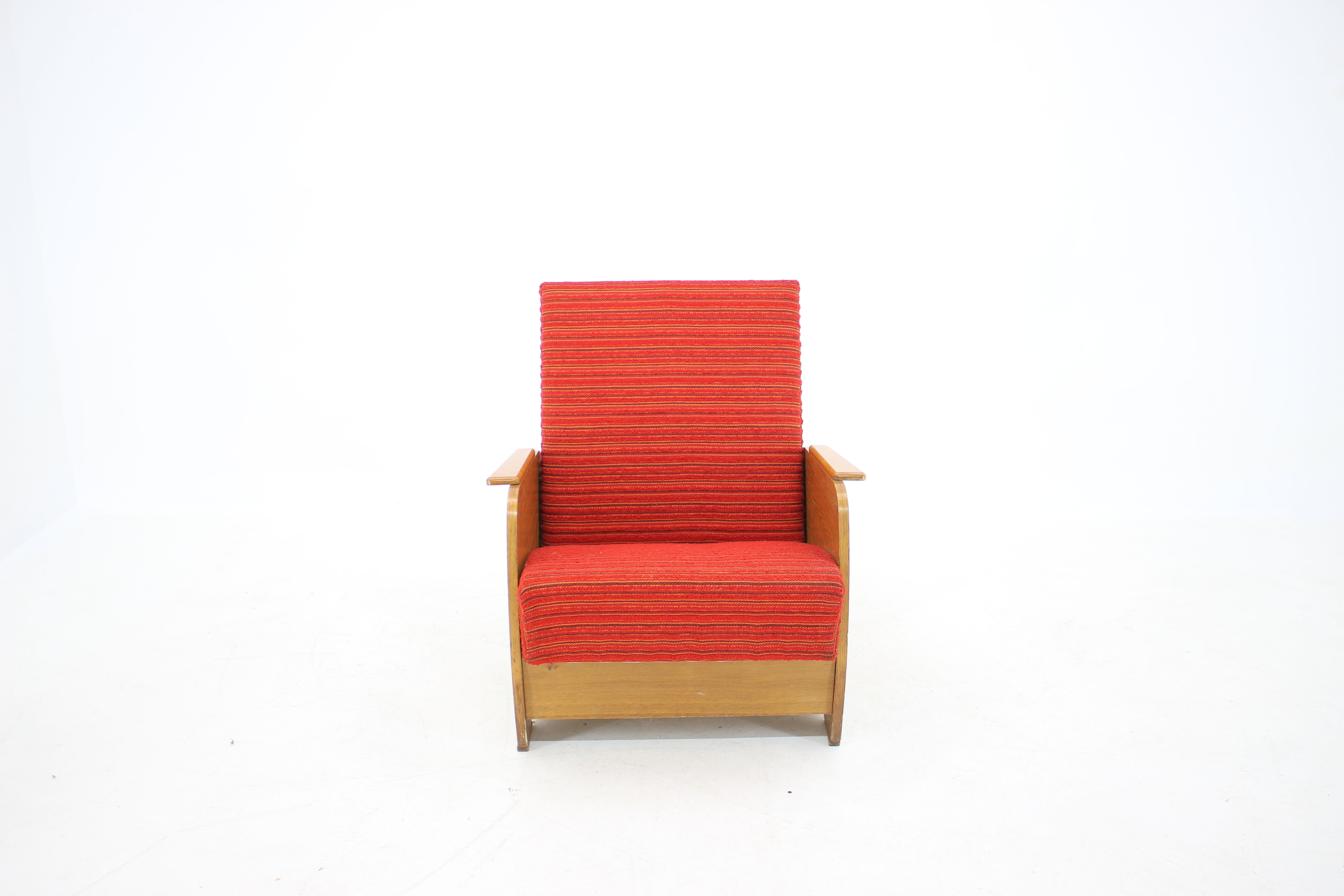 1960s Armchair convertible to Daybed, Czechoslovakia