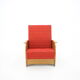 1960s Armchair convertible to Daybed, Czechoslovakia