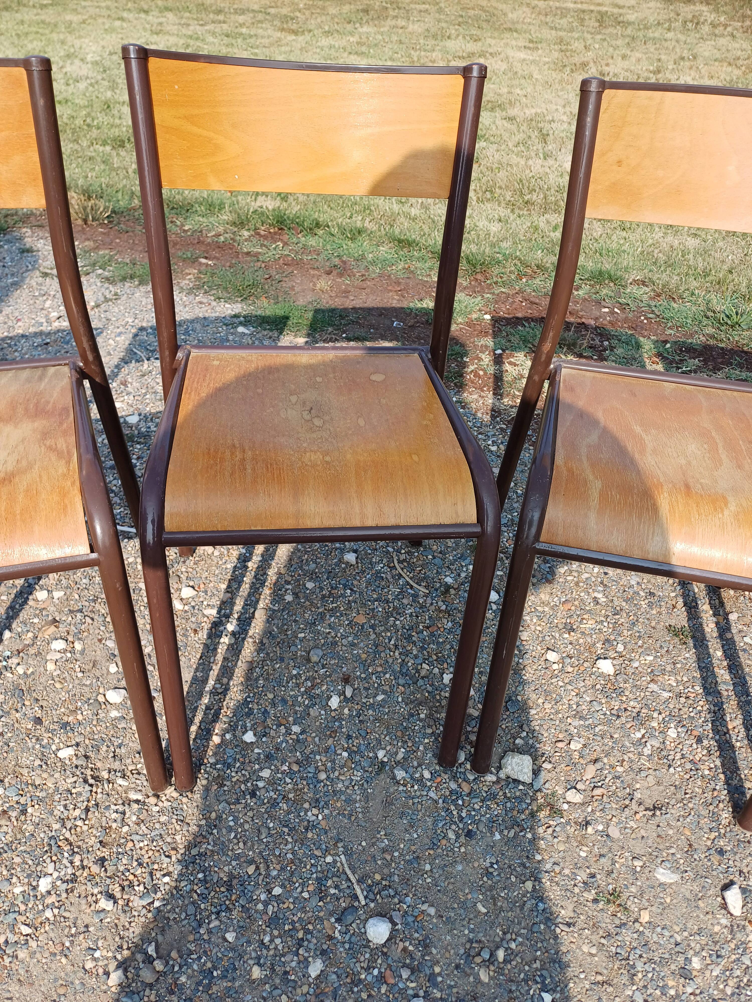 10 Vintage Canteen Chairs