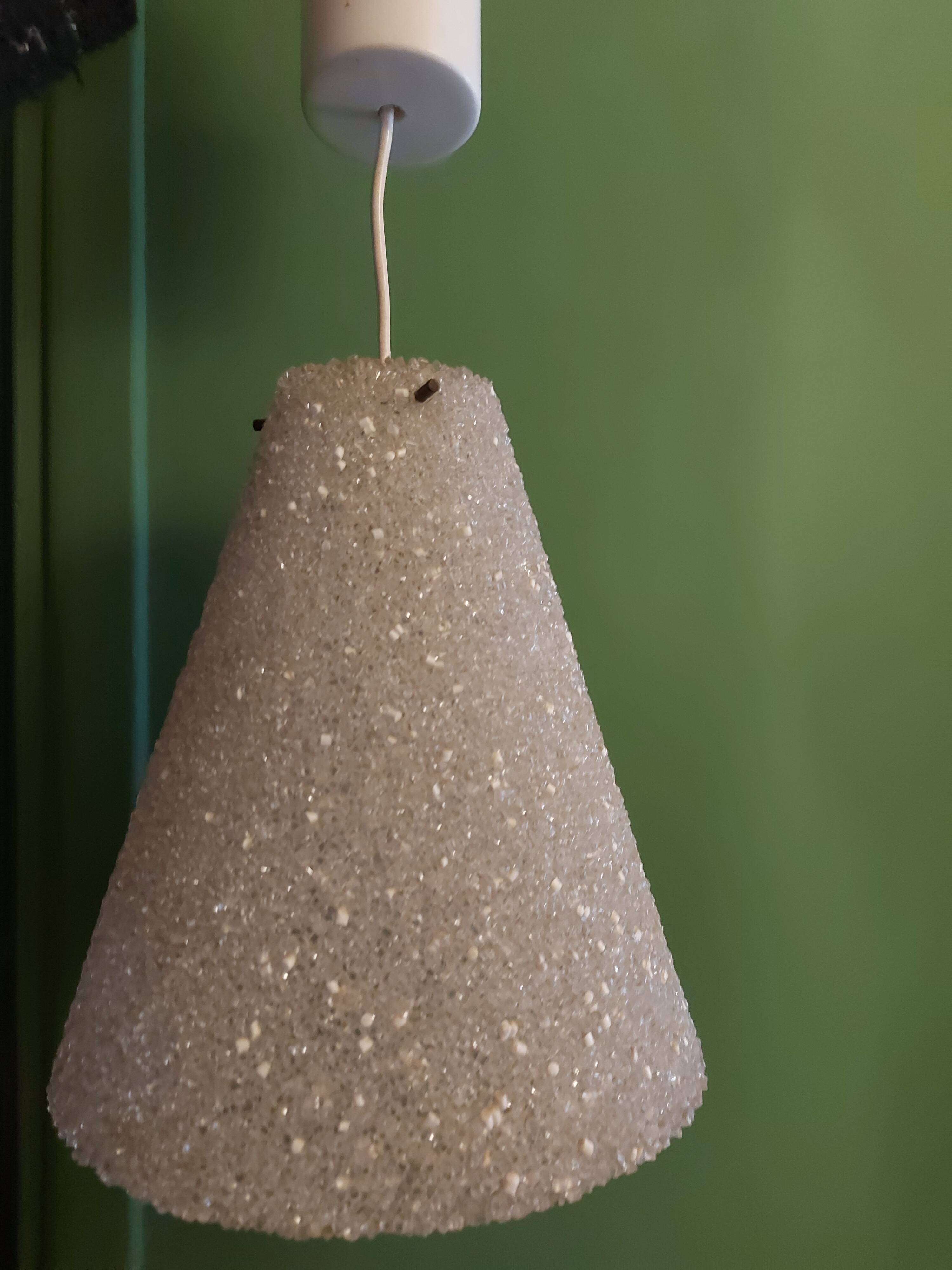 Vintage hanging in perspex