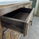 Brutalist sideboard in the spirit of Dudouyt.