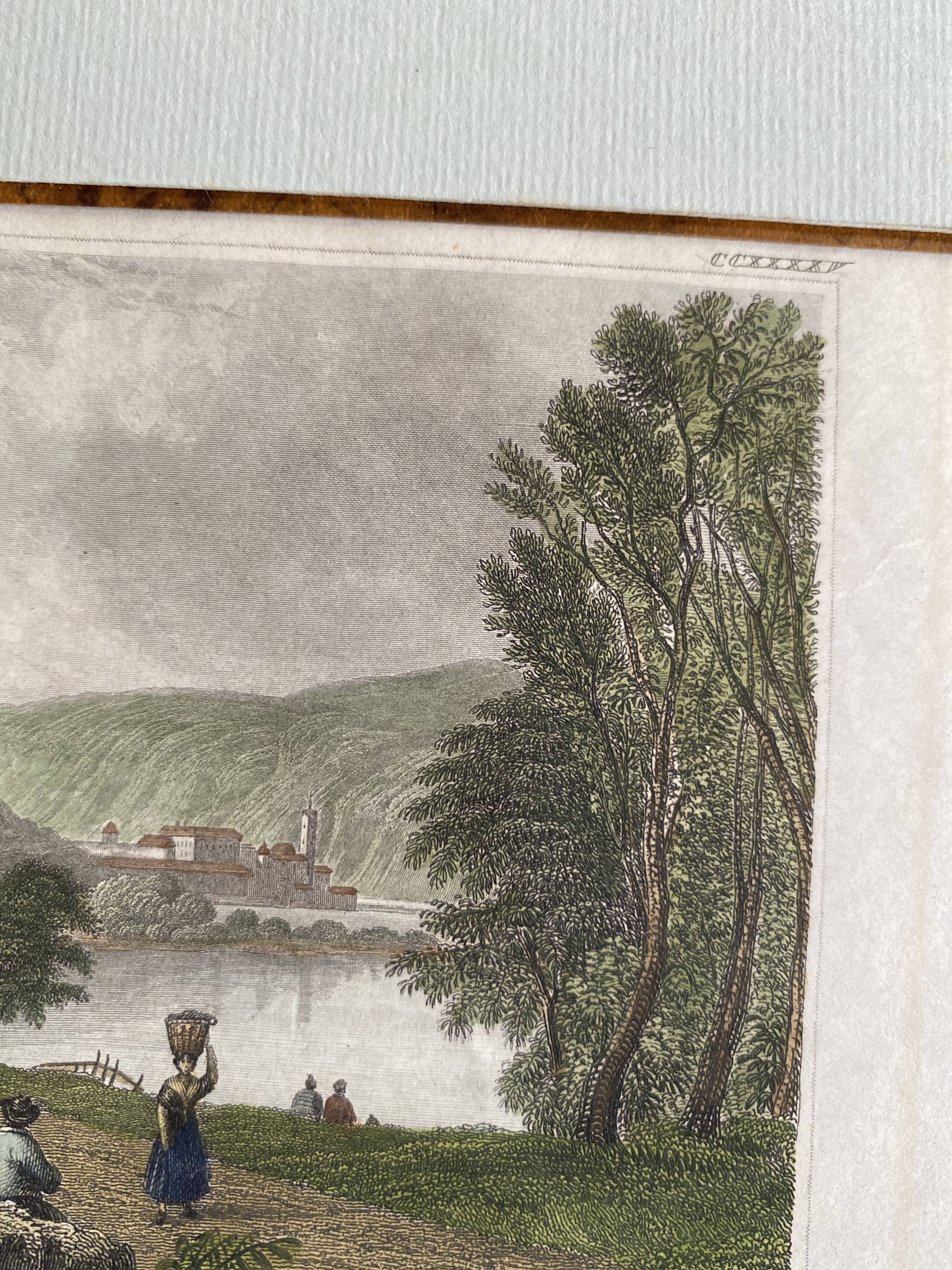 Gravure d’Eigenthum d. Verleger, XIXe siècle, cadre bois vitré