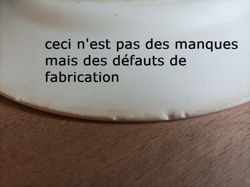 Set of 2 plates iron earth Chestnut