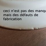 Set of 2 plates iron earth Chestnut