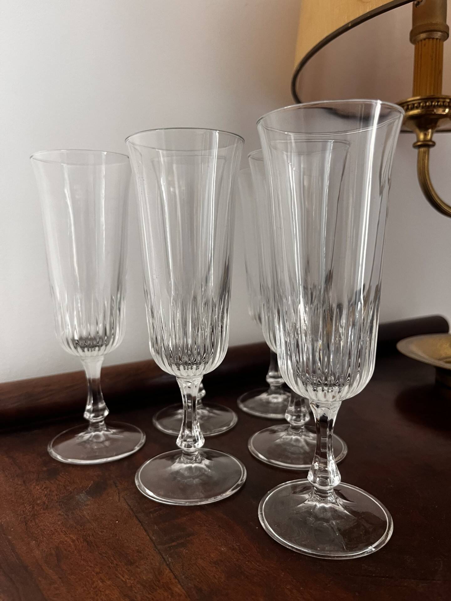 6 flûtes à champagne
