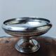 Glass flower arrangement from REIMS on a silver-plated metal stand.