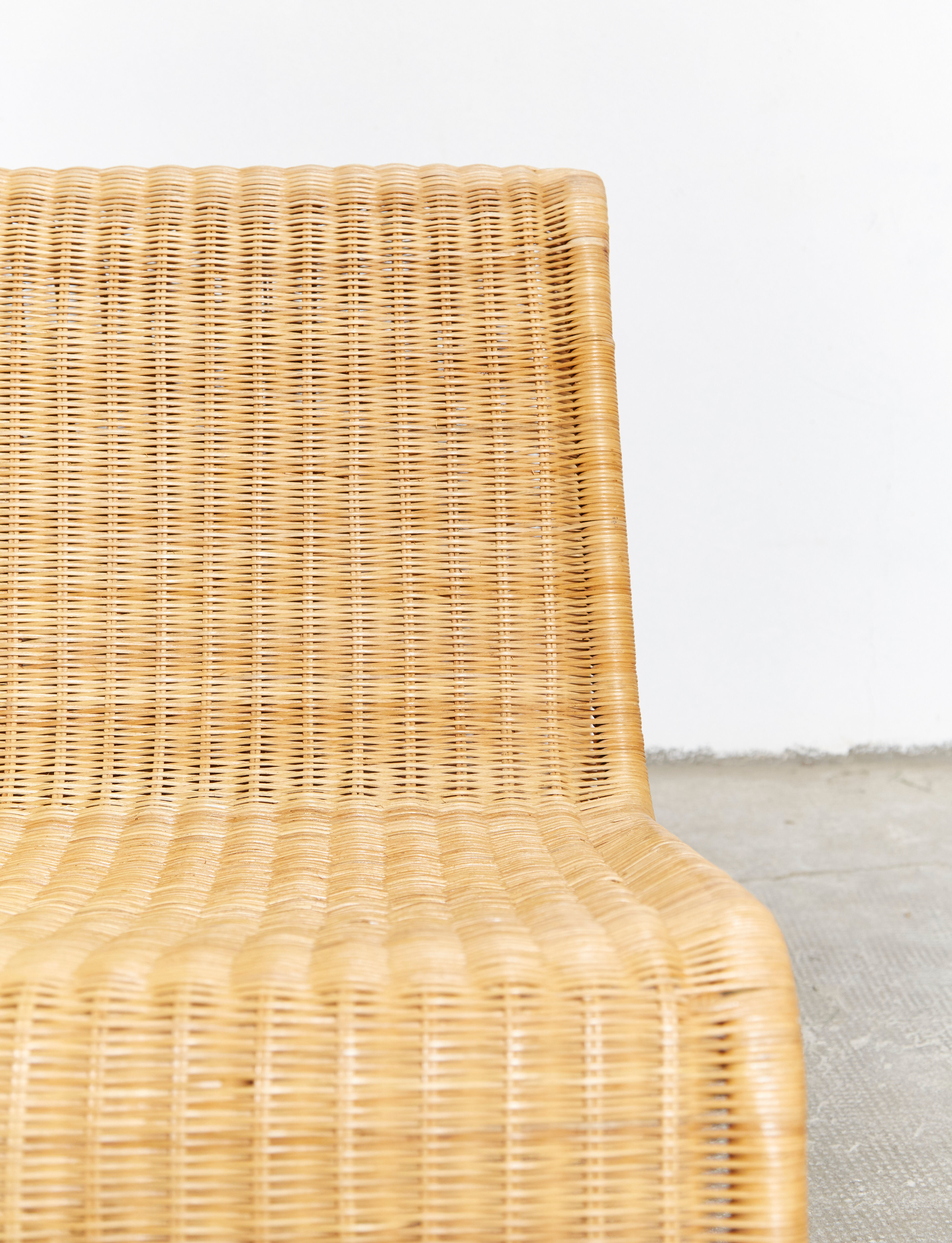 Tito Agnoli wicker chair P3 for Pierantonio Bonacina