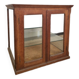 Old oak counter display case
