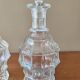 Paire de carafes anciennes 19ème siècle