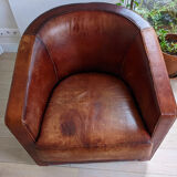 Fauteuil club cuir